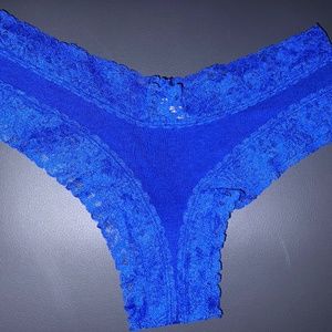 VS Lace Waist Cotton Cheeky Panty